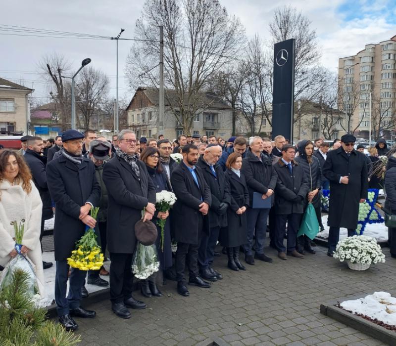Secretarul de stat Adriana Cazacu a participat la mitingul de comemorare a victimelor Holocaustului