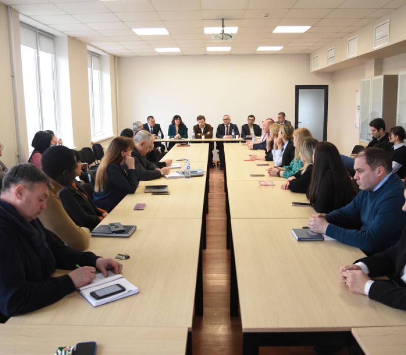 Dan Perciun la Universitatea de Stat din Comrat: creșterea competitivității universităților este una din prioritățile Ministerului Educației și Cercetării