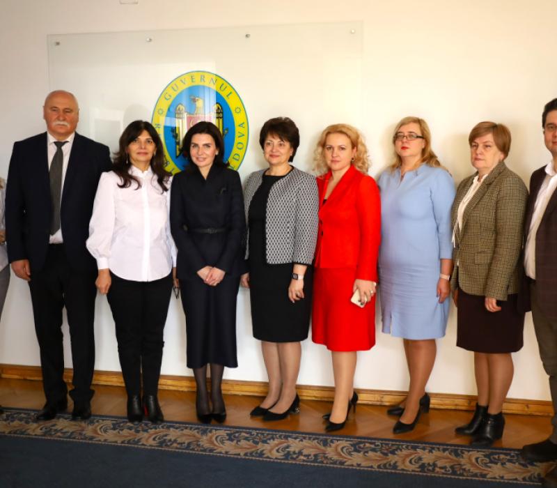 Secretarul de stat Adriana Cazacu a avut o întrevedere cu rectorul Universității ,,V.N. Karazin” din Harkov, Ucraina