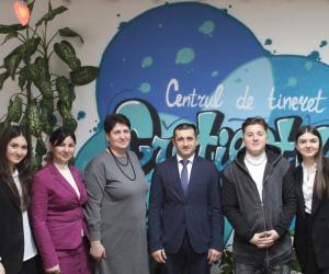 Secretarul de stat Sergiu Gurin a discutat cu tinerii de la Centrul de Tineret Grătiești